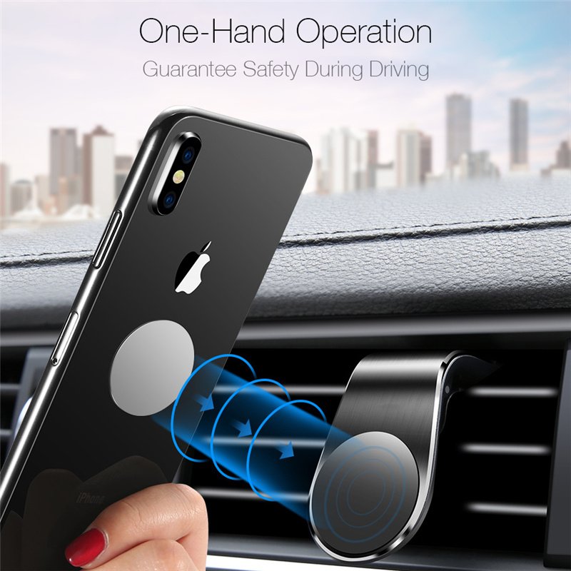 Car Magnet Magnetic Air Vent Mount Holder Magnetic Car Phone Holder Stand 360 Metal Car Air Vent Magnet Stand In Car GPS Mount Holder - Image 4